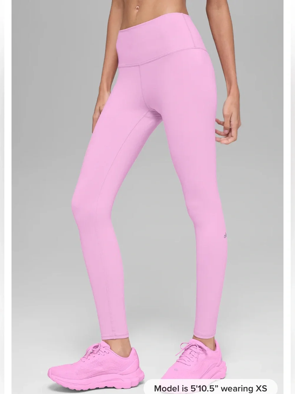 ALO Yoga High-Waist Leggings in Light Pink